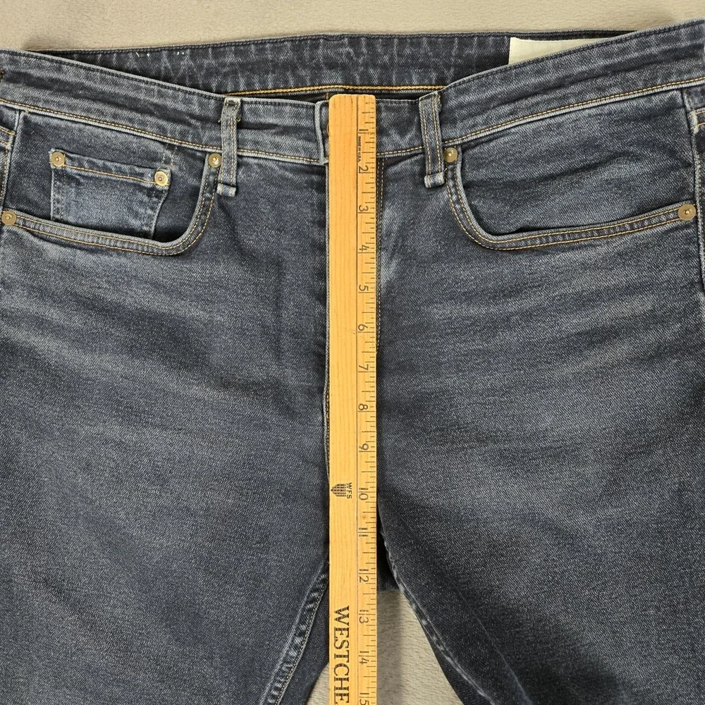 Rag & Bone Fit 2 Jeans Mens 34x28‎ Slim Straight Scout Dark Wash Blue Denim